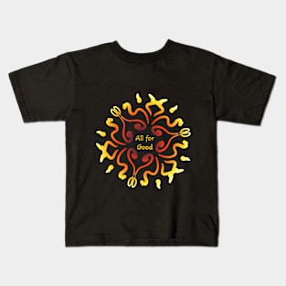 Mandala positive affirmatives 2 Kids T-Shirt